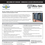 Secured By Design - Product Specification Information